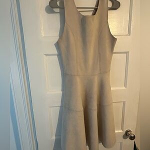 Blue Rain Suede Dress